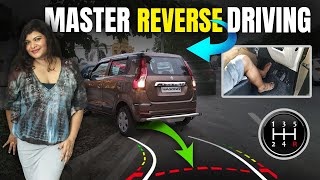 reverse driving for beginners 🚗  car reverse kaise karte hain  How to reverse car back gear tips [upl. by Corabel]