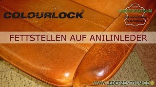 Ledermöbel  Fettstellen färben Anleitung  COLOURLOCK [upl. by Ylrad478]