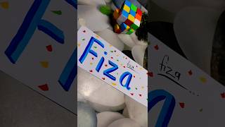 Fiza latteringdrawing art youtubeshorts viralshort music song fiza transition [upl. by Aretha]