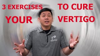 THREE Best Exercises To RELIEVE Your Vertigo  Physical Therapist Explains [upl. by Riancho83]