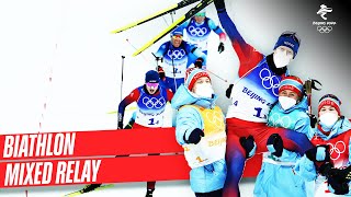 Biathlon  Full Replay  Mixed Relay  Beijing2022 [upl. by Nortal]