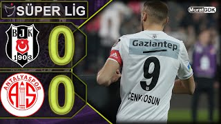 BEŞİKTAŞ 00 ANTALYASPOR  SÜPER LİG 14 HAFTA ERTELEME MAÇI  BJK ANTALYA [upl. by Tips119]