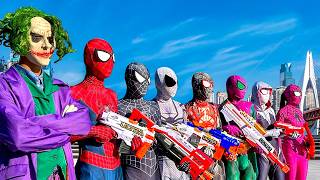 What If 8 SpiderMan Bros In 1 City   SPIDERMANs Story New Season 4  All Action Funny [upl. by Eellek298]