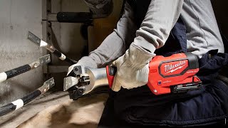 Milwaukee M18 FORCE LOGIC 750 MCM Dieless Crimper [upl. by Aniryt]