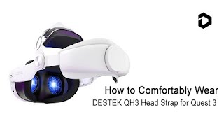 How to Comfortably Wear DESTEK QH3 Head Strap [upl. by Anastice]