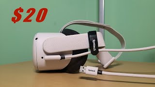 20 Oculus Quest 2 Link Cable from Amazon Syntech 16FT Link Cable VR Headset Review [upl. by Romilda7]