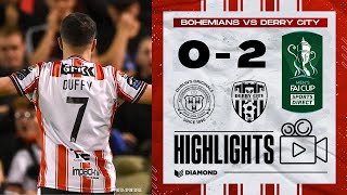 To The Final  Bohemians 02 Derry City  Sports Direct FAI Cup Highlights  04102024 [upl. by Margret852]