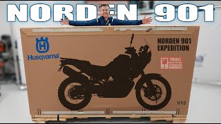 2024 Husqvarna Norden 901 Expedition Unboxing amp Assembly [upl. by Jola]