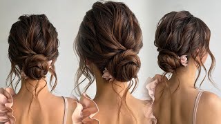 Voluminous textured low bun Wedding hairstyle [upl. by Callas]