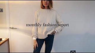 Monthly Fashion Report New In Favourite Pieces [upl. by Cthrine]