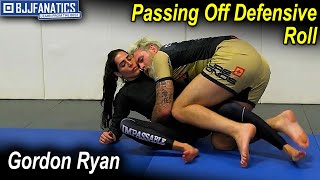 Passing Off Defensive Roll by Gordon Ryan [upl. by Yesoj]