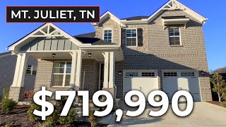 Discover the charm of the Ellington floor plan by Beazer Homes  Waterford Park  Mount Juliet [upl. by Lledrev]