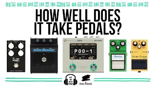 How well does the Hotone Ampero Mini take pedals [upl. by Aissatsan412]