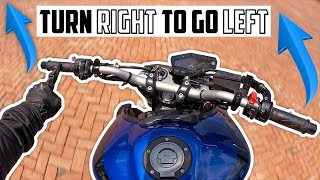 What Is COUNTERSTEERING On A Motorcycle [upl. by Lucinda]