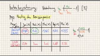 Indexberechnung [upl. by Harwill251]