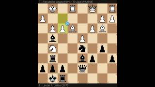 2004 Calvia Shabalov Aronian C89 Ruy Lopez Marshall Attack chess covua chessplayer games [upl. by Millhon]