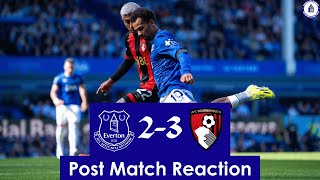 Everton Vs Bournemouth Post Match Reaction [upl. by Afital]