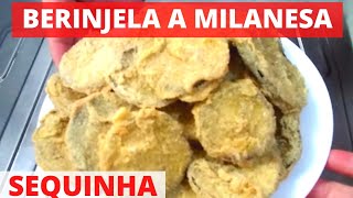 BERINJELA EMPANADA OU BERINJELA A MILANESA [upl. by Gottwald]