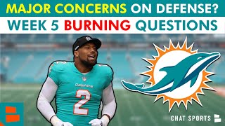 Miami Dolphins Rumors DeVon Achane RB1 Nik Needham Returning Dolphins Burning Questions [upl. by Pelag]