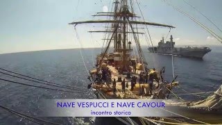 Marina Militare  La Signora dei Mari incontra Nave Cavour [upl. by Flannery]