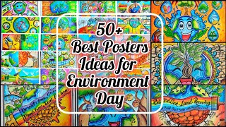 Environment Day Poster Ideas to win competition  50 plus unique Drawing ideas [upl. by Eneres]