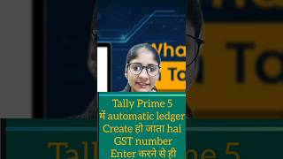 tally prime 5 ledger create using gst gst tally prime update shain tallysolution tranding [upl. by Redienhcs]