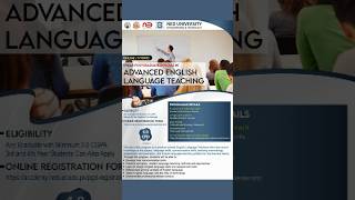 Advanced English Language Teaching NED University diploma shortfeed youtubeshorts [upl. by Adnulahs]