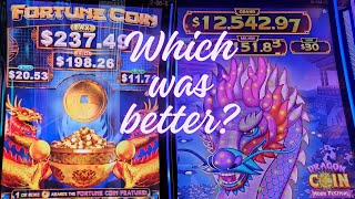 Fortune Coin vs Dragon Coin slot machine Showdown Which played better [upl. by Etnad]