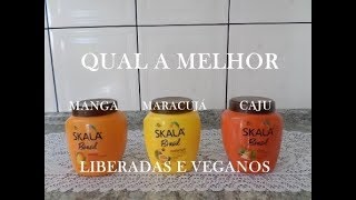 QUAL A MELHOR MÃSCARA DA SKALA BRASIL MANGA MARACUJÃ OU DE CAJU SÃƒO LIBERADAS E VEGANOS [upl. by Walling]