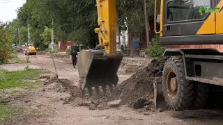 В Самаре в рамках нацпроекта приводят в порядок дорогу на Южном проезде [upl. by Enriqueta]