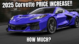 Official 2025 C8 Corvette Price Increase What is GM thinking [upl. by Eintroc]