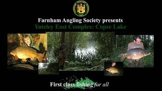 Farnham Angling Society  Yateley East Complex Copse Lake Carp Fishery [upl. by Supat]