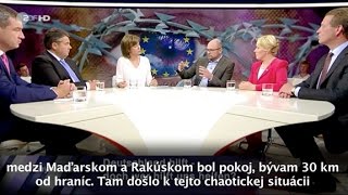 Utečenci utečenecké tábory a kvóty  R Sulík v nemeckej politickej talkshow Maybrit Illner  ZDF [upl. by Dolora]