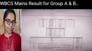 WBCS Mains Result 2022 for Group A amp B [upl. by Earlene367]