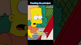 Bart pranked the principal Season 21 Episode 06 shorts funny simpsons [upl. by Enajharas]