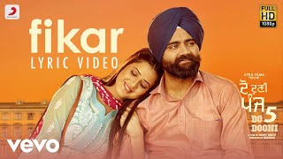 Fikar  Official Lyric Video  Rahat Fateh Ali Khan Neha Kakkar  Badshah  Do Dooni Panj [upl. by Aynotak122]