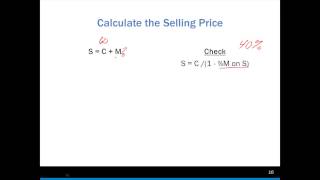 Markups Markdowns and Breakeven 04 Part 4 [upl. by Ailuy]