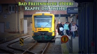 ★ ZÜGE IN BAD FREIENWALDE Oder  Teil 2 Full HD [upl. by Curnin]