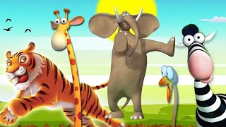 Gazoon Brasil  Escondeesconde  Desenhos Animados da Selva  Funny Animal Cartoon For Kids [upl. by Kimmel]