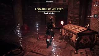 Assassins Creed Odyssey Ancient Stele  Tomb of Brizo [upl. by Yhtimit]