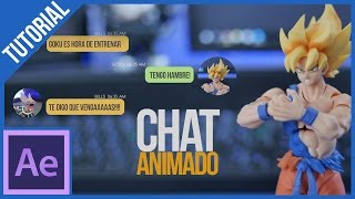 Chat Animado en After Effects  Tutorial [upl. by Adnimra745]