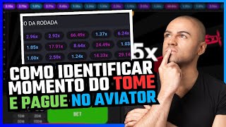 APRENDA IDENTIFICAR O MOMENTO DO PAGUE E TOME NO AVIATOR [upl. by Cusack445]