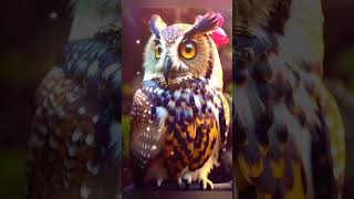 Owl voice baby zone  cuteandfunnymoments viralvideo foryou animalsvideos ai babyzone [upl. by Kwasi]