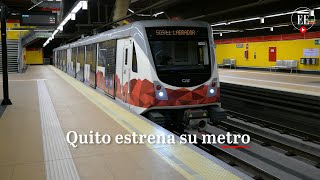 Quito inaugura su metro tras una década de espera  El Espectador [upl. by Hesper]