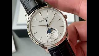 JaegerLeCoultre Master Ultra Thin Moon 39mmWJLM01BL [upl. by Amathist455]