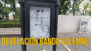 Bando solemne por el 449 ANIVERSARIO DE AGUASCALIENTES [upl. by Ainevul]