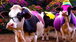 FUNNY COW DANCE 1 │ Funny Cow Song amp Hilarious Cow Videos for Laughs Meri Gaiya Aati Hai [upl. by Souza77]