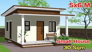 Small House Design 5x6 Meters  30 Sqm [upl. by Cavuoto]