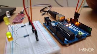 water level indicator using Arduino UNO [upl. by Aizirk]