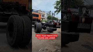 Truck mitsubishi fm 517h otw pasang bak limbah [upl. by Aiyotal]